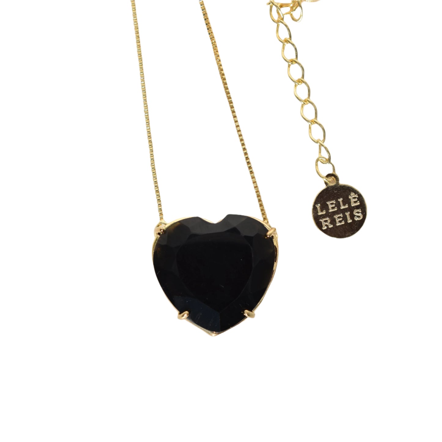 Black Onyx Heart Necklace