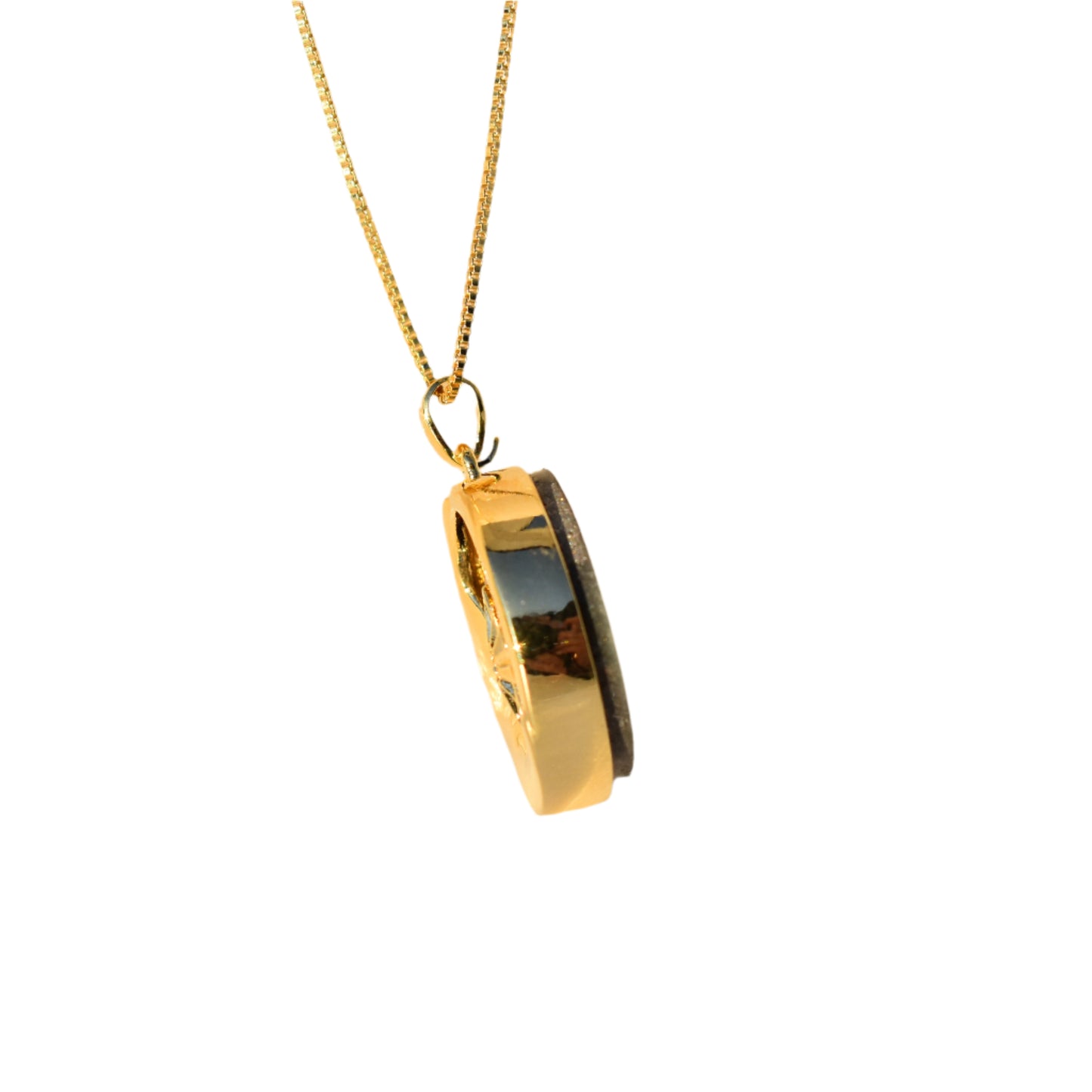 Pyrite Moon & Sun Necklace