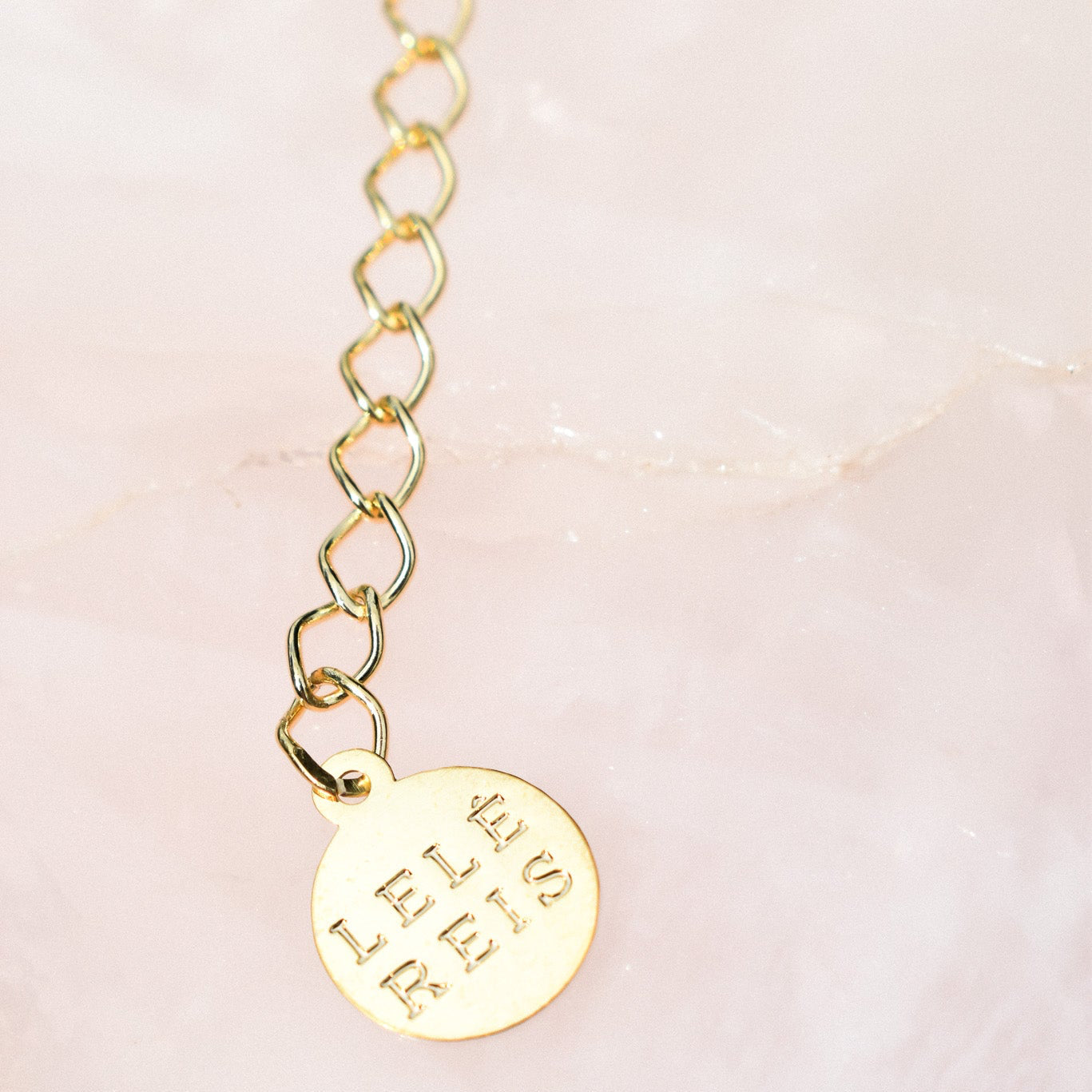 Pyrite Round Gold Necklace (Cod.1)