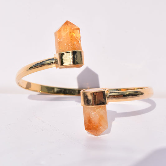 Citrine Double Point Bracelet