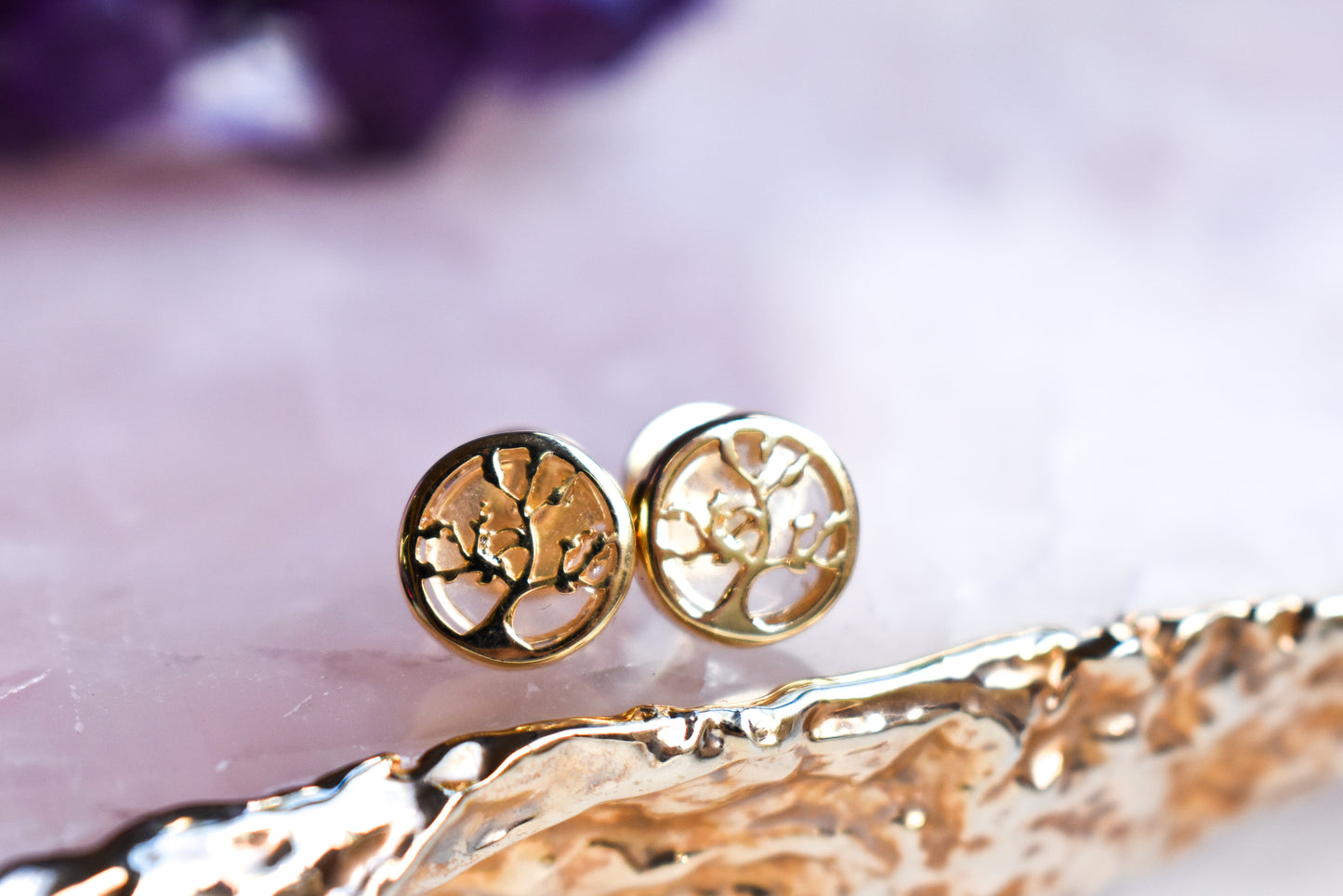 Crystal Tree Of Life Gold Set
